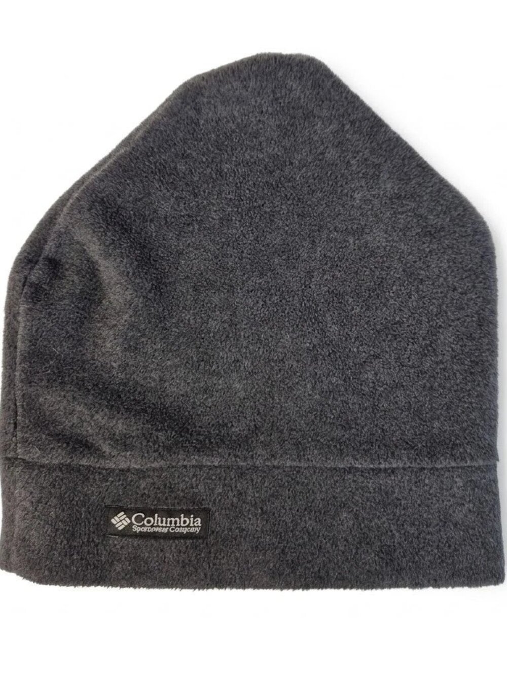 Columbia Fleece Beanie Hat Gray L/XL Winter Skull Cap Outdoor Warm